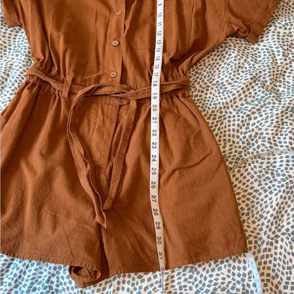 Free People Utility Belted Romper - Picture 11 of 12
